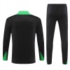 Brasilien Training Sweatshirts Quarter-zip 2024-25 Schwarze Für Herren